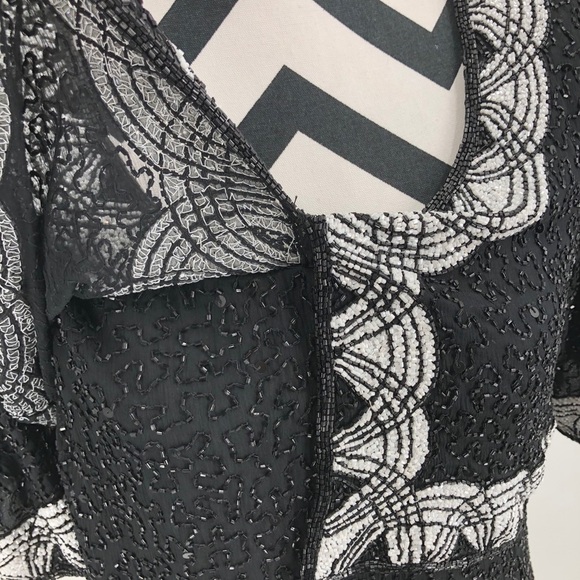 NWT Brilliante by J.A. Vintage Beaded Sequin Dress - Picture 5 of 12